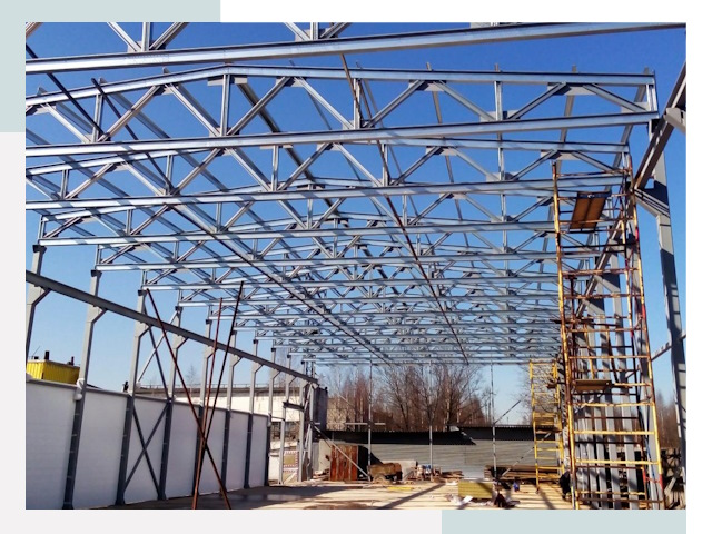 Строительство цехов в Луга от 619 руб. под ключ