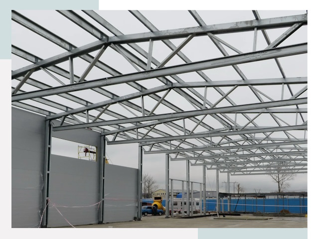 Строительство складов в Луга от 619 руб. за м²