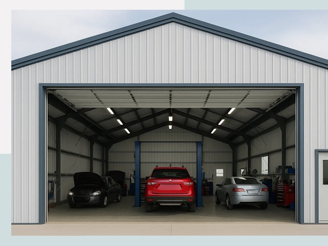 Ангары из сэндвич панелей от 619 руб. в Луга