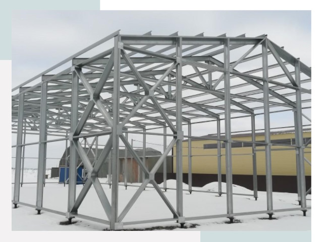Каркасные ангары в Луге