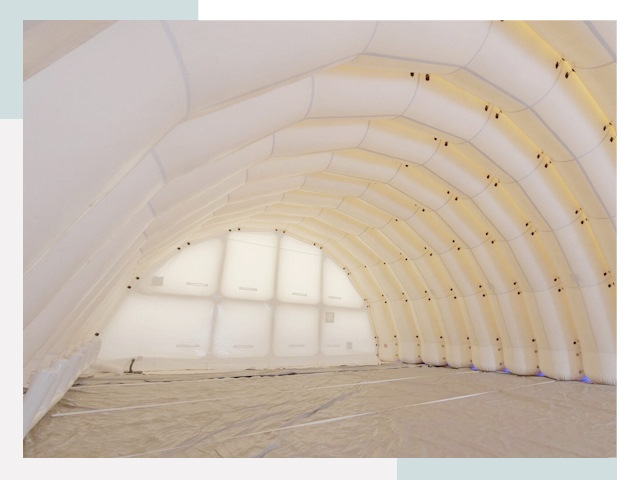 Пневмокаркасные ангары в Луге