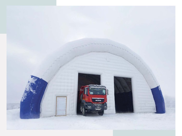 Мобильные ангары в Луге