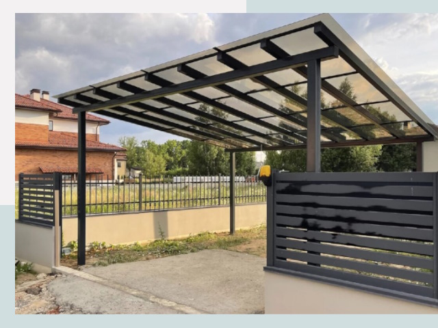 Металлические навесы в Луга от 619 руб. за м²