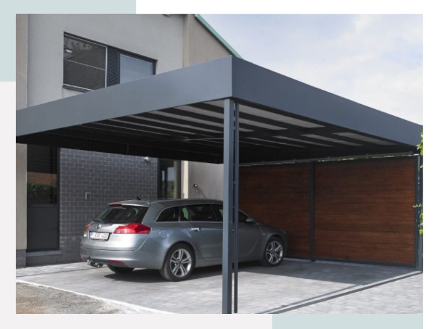 Металлические навесы в Луге