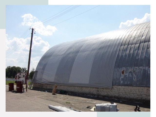 Ремонт ангаров в Луге