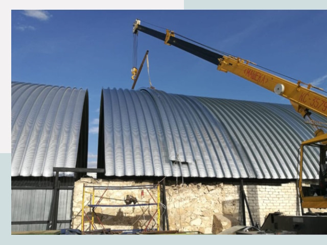 Реконструкция ангаров в Луге от 619 руб.