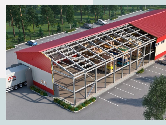 Проектирование ангаров в Луге от 619 руб.