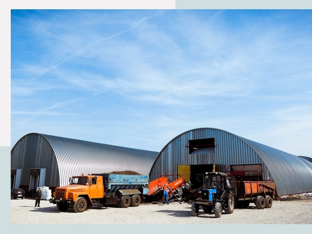 Ангары для спецтехники в Луге